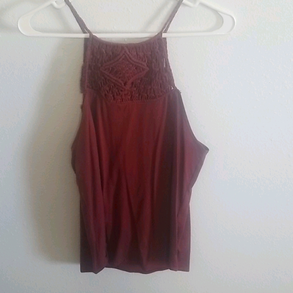 Billabong burgandy tank